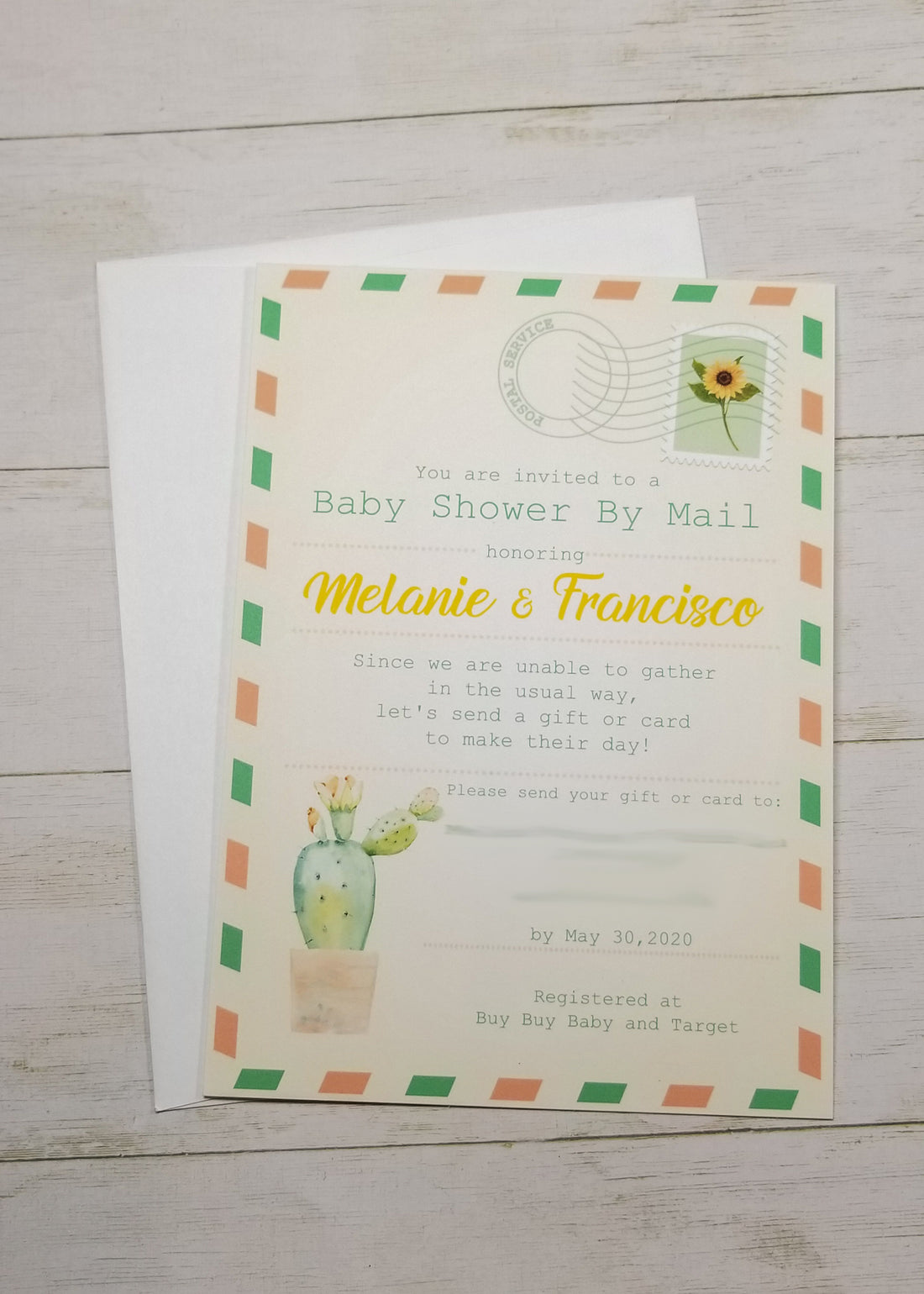 Custom Baby Shower Invitations