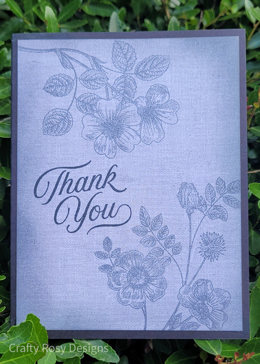 Floral Thank You Card