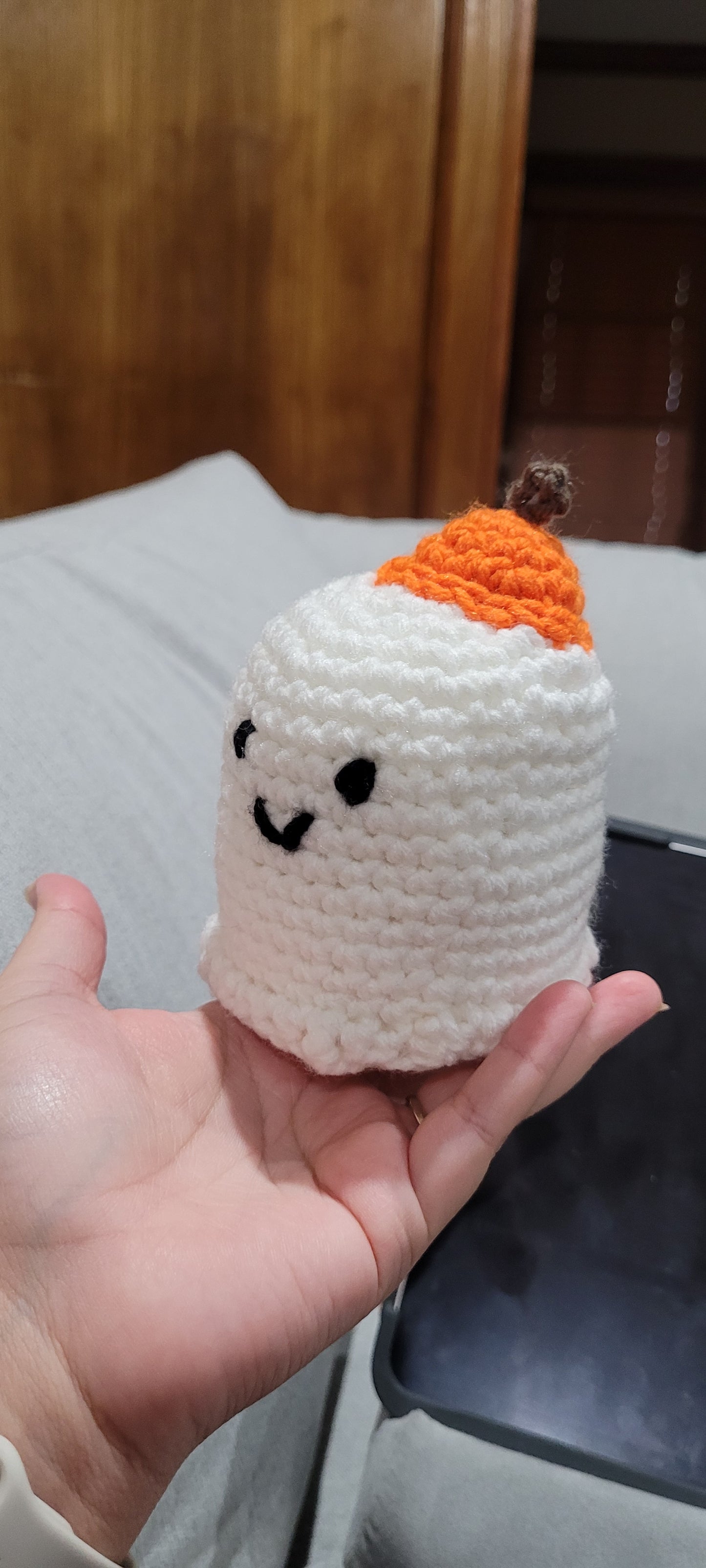 Pumpkin Ghost Amigurumi