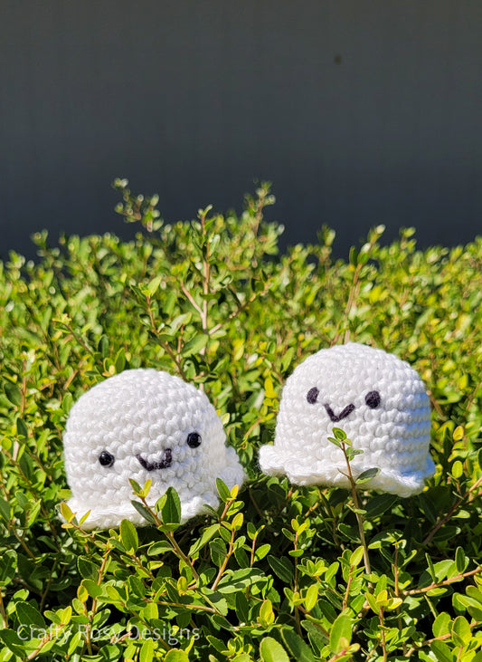 Tiny Crochet Glow In The Dark Baby Ghost Amigurumi