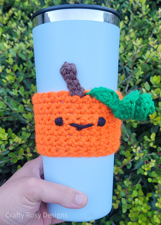 Pumpkin Coffee Cup Cozy