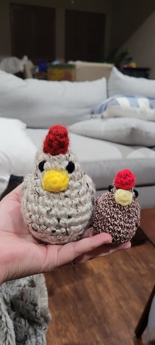 Crochet Chicken Amigurumi Plushie