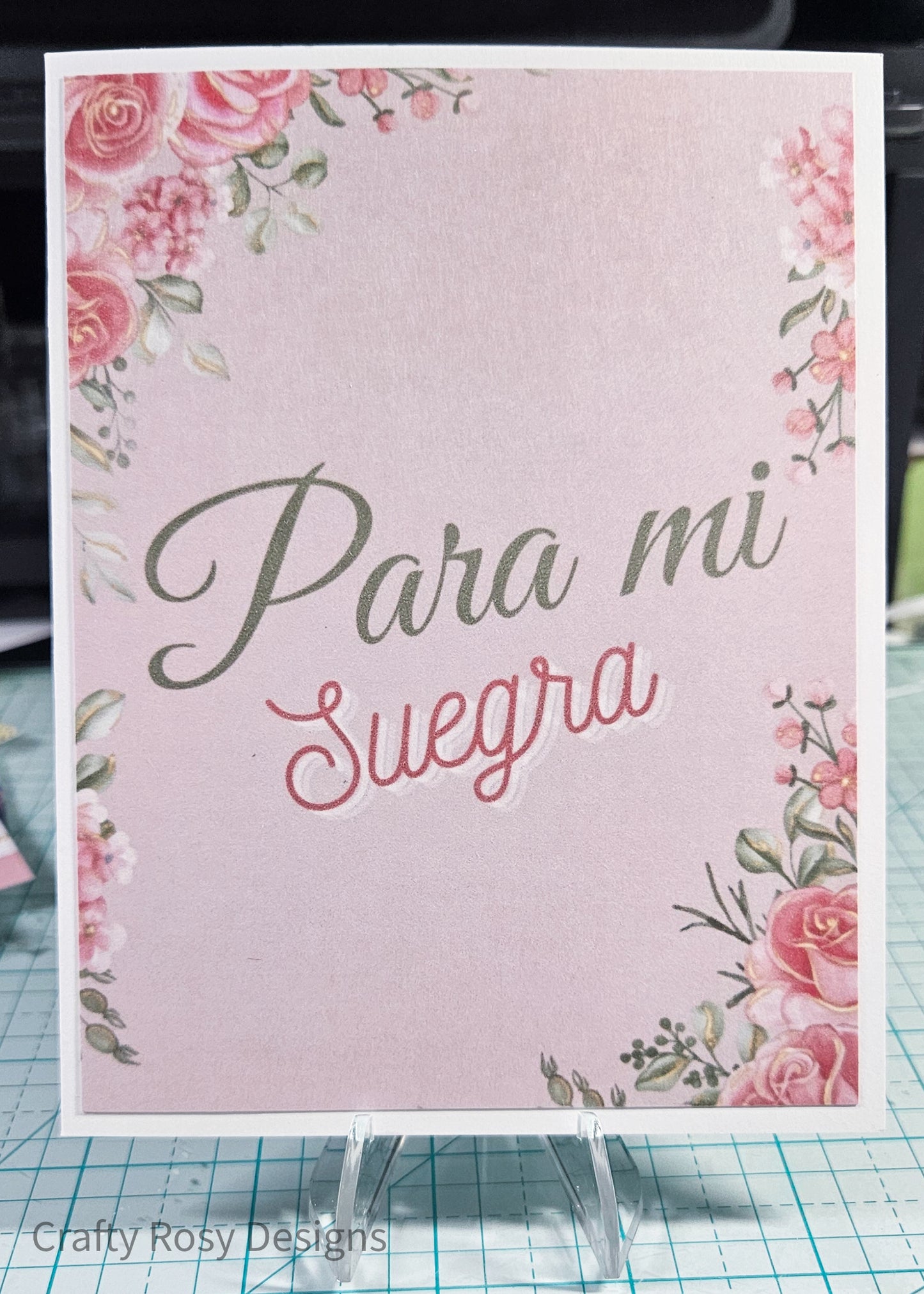 Dia De Las Madres Spanish Mother's Day Card - Handmade Card for Her