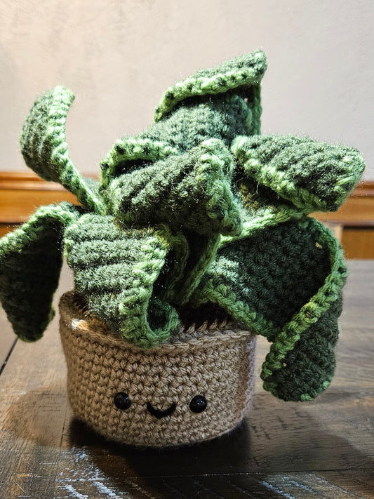 Crochet Snake Plant Amigurumi