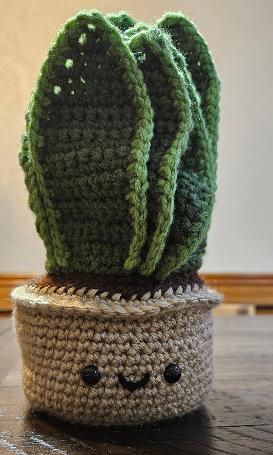 Crochet Snake Plant Amigurumi