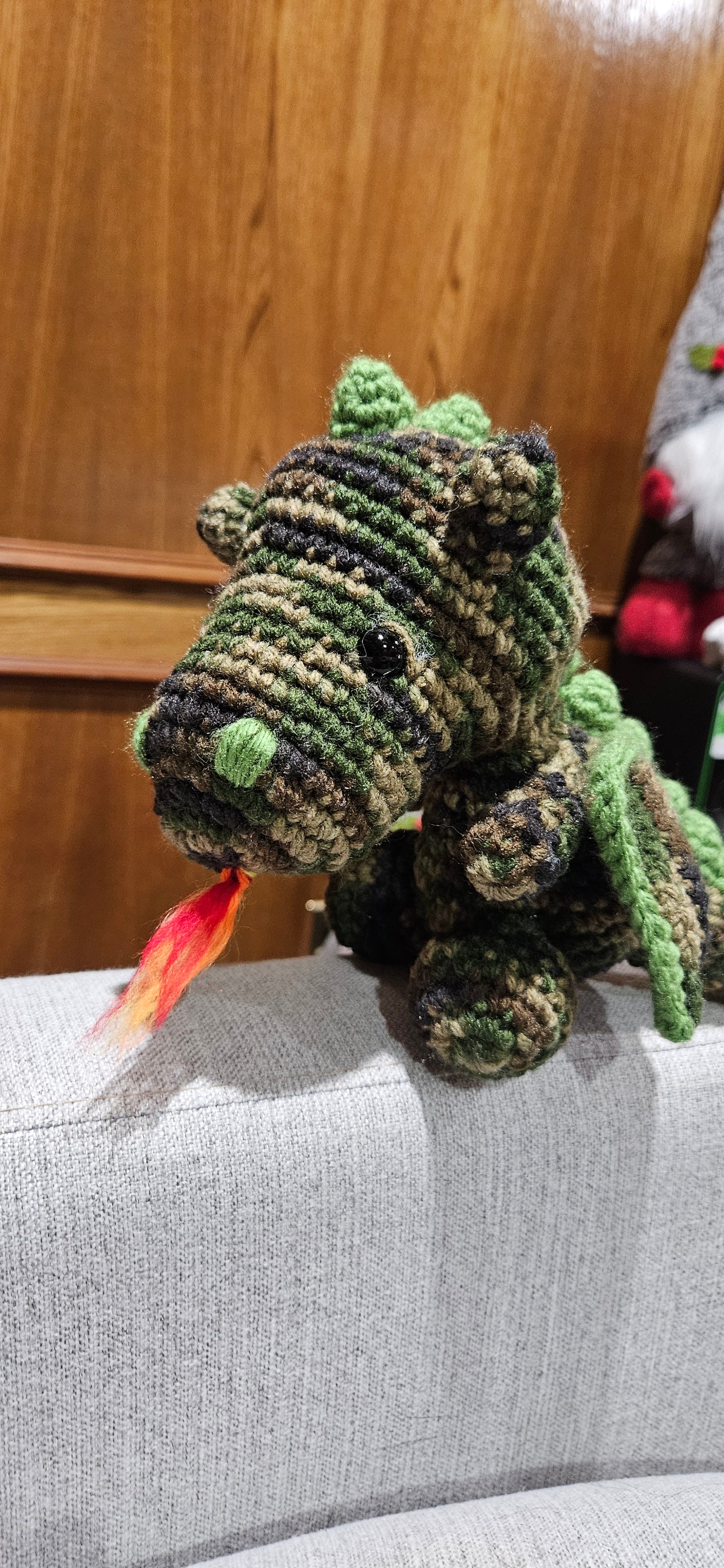 Handmade Crochet Dragon - Unique, Magical Fairytale Stuffed Animal