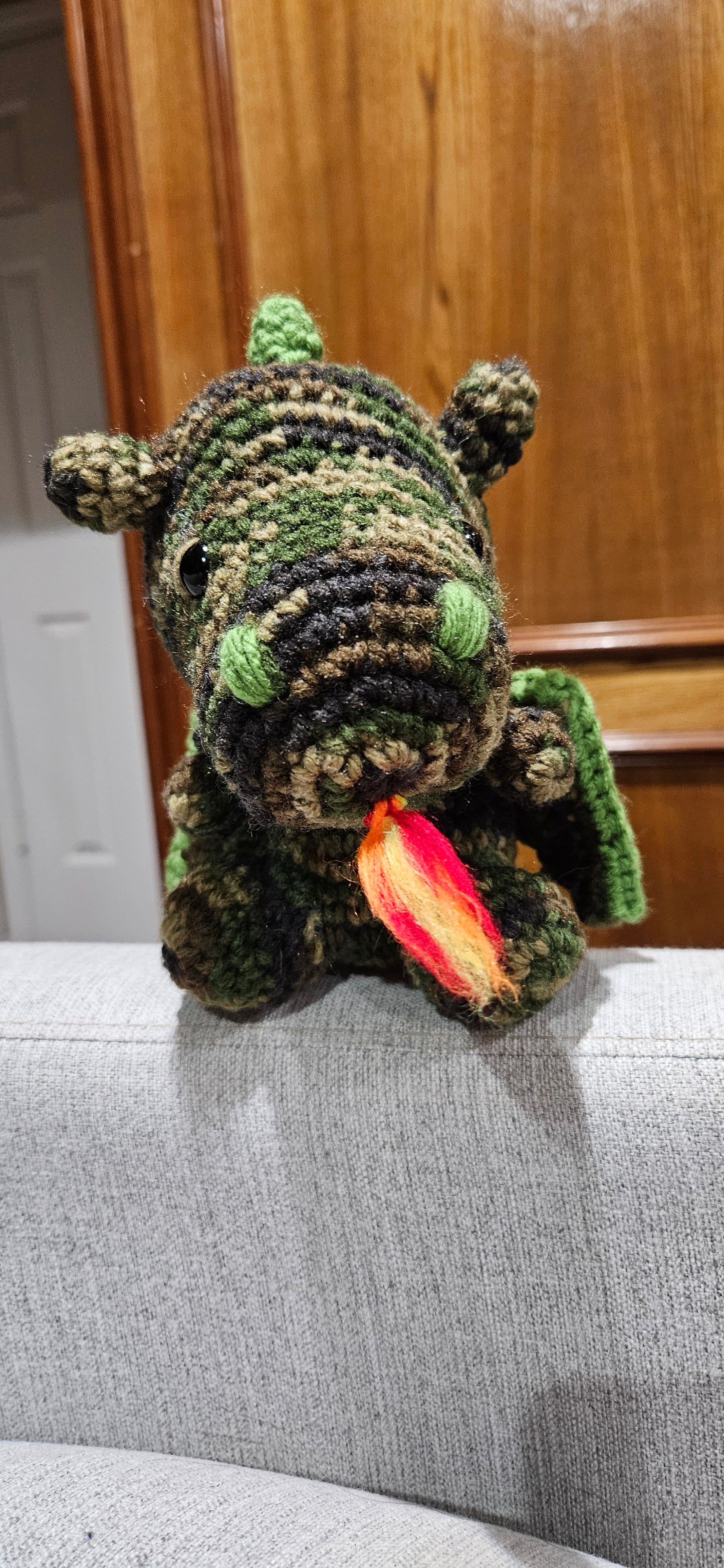 Handmade Crochet Dragon - Unique, Magical Fairytale Stuffed Animal