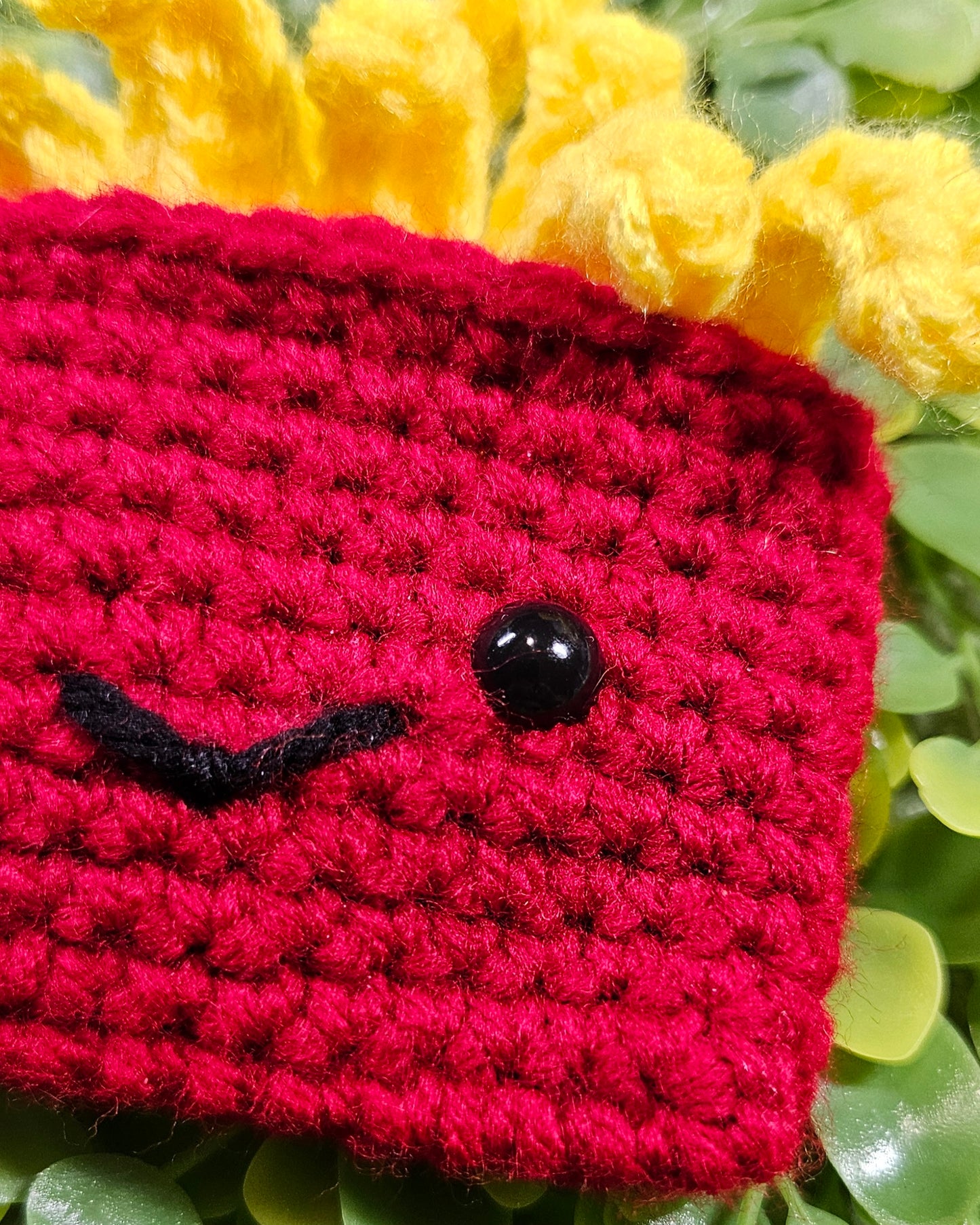 Handmade Crochet French Fries Plush - Cute Fast Food Potato Gift