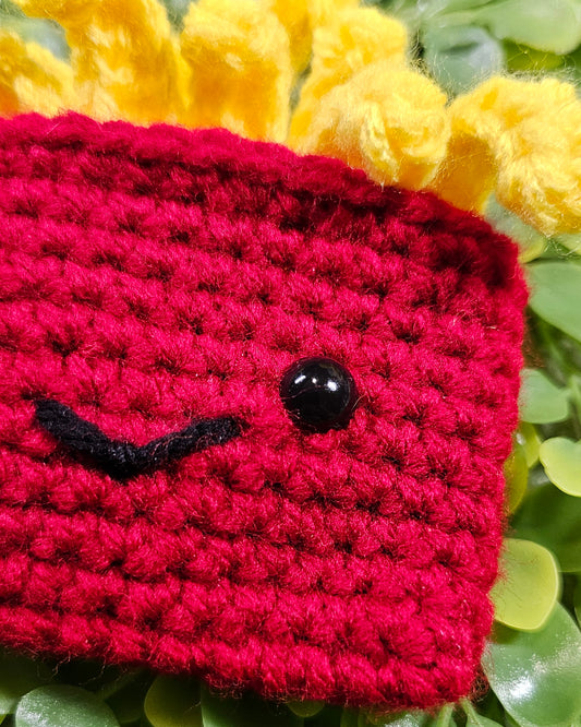 Handmade Crochet French Fries Plush - Cute Fast Food Potato Gift