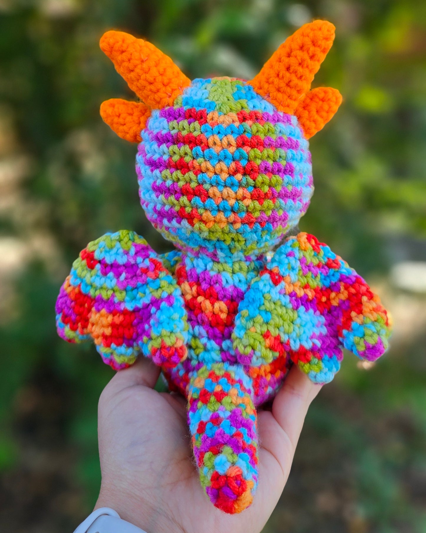 Handmade Crochet Dragon - Unique, Magical Fairytale Stuffed Animal