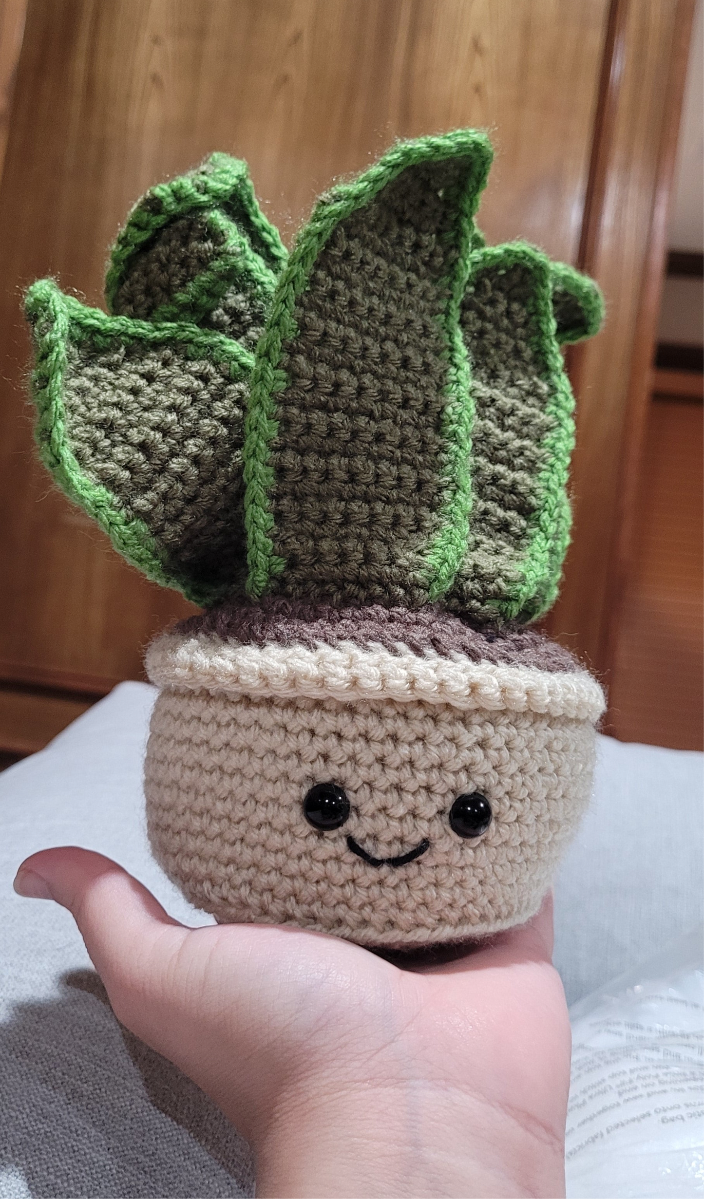Crochet Snake Plant Amigurumi