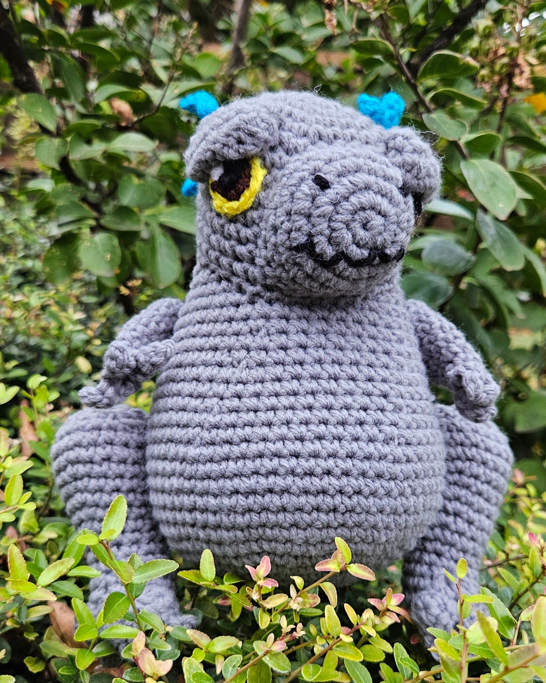 Crochet Kaiju Lizard Monster - Godzilla-inspired Mythical Creature