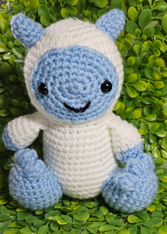 Handmade Crochet Yeti Plush – Adorable Snow Monster & Mythical Creature
