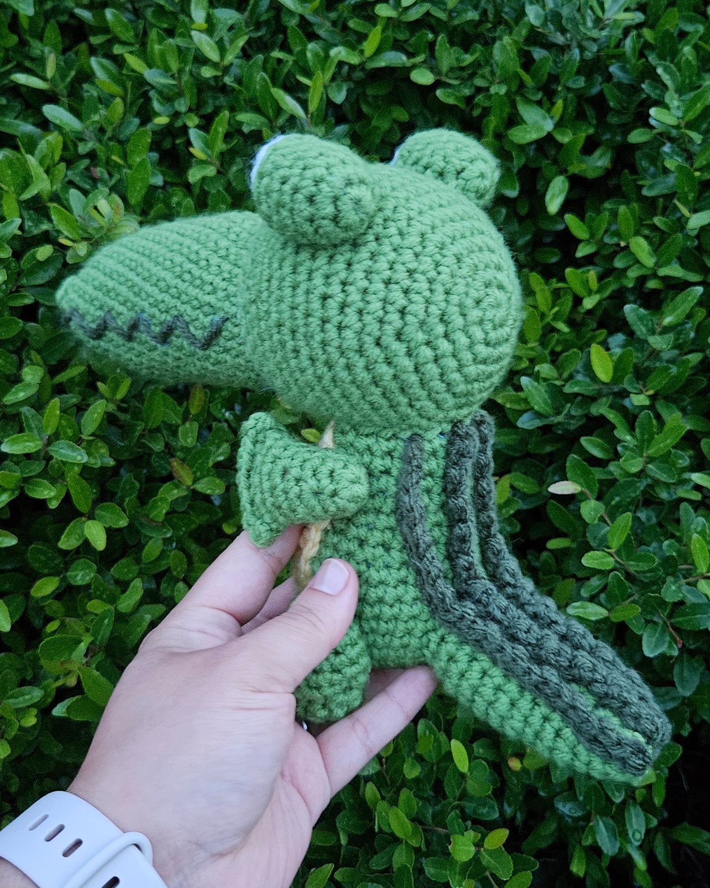 Handmade Crochet Crocodile-Alligator Plush - Handmade Reptile Buddy - Cute & Toothy Friend