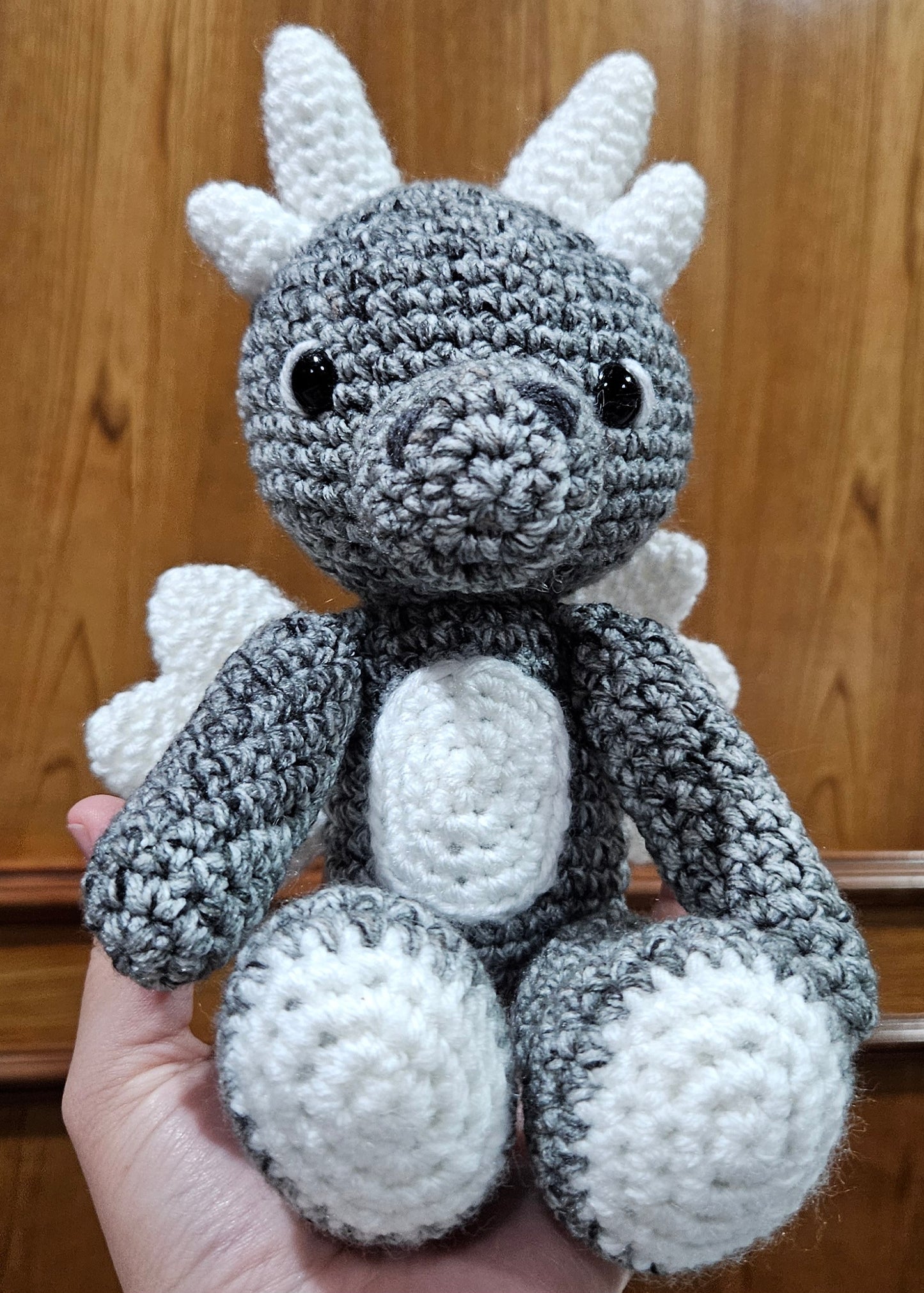 Handmade Crochet Dragon - Unique, Magical Fairytale Stuffed Animal