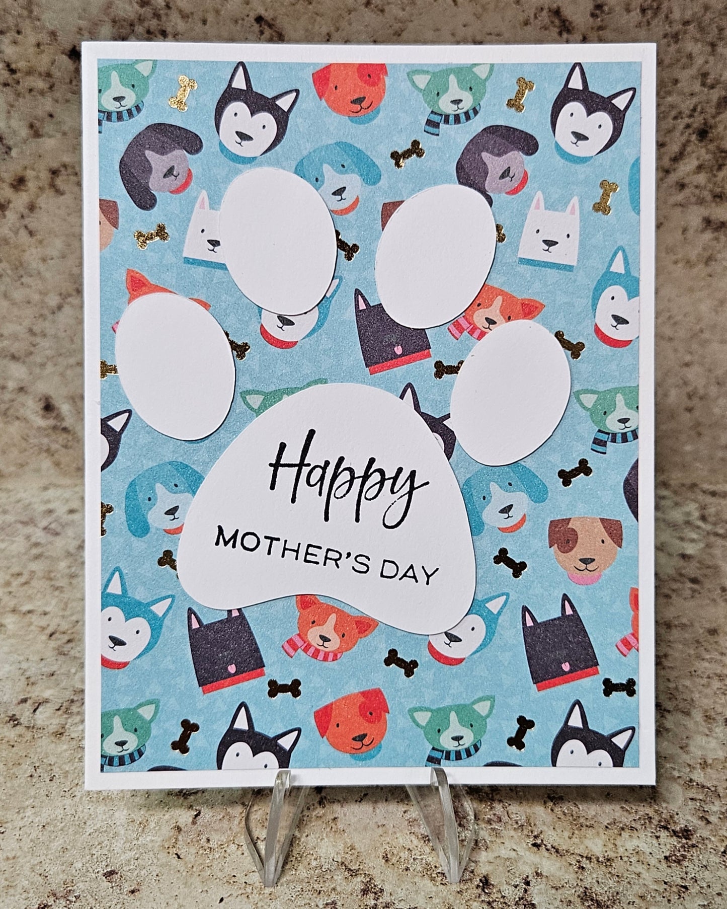 Mother’s Day Card for Dog Moms, Cat Moms, and Pet Moms – Cute Pet Themed Greeting Card