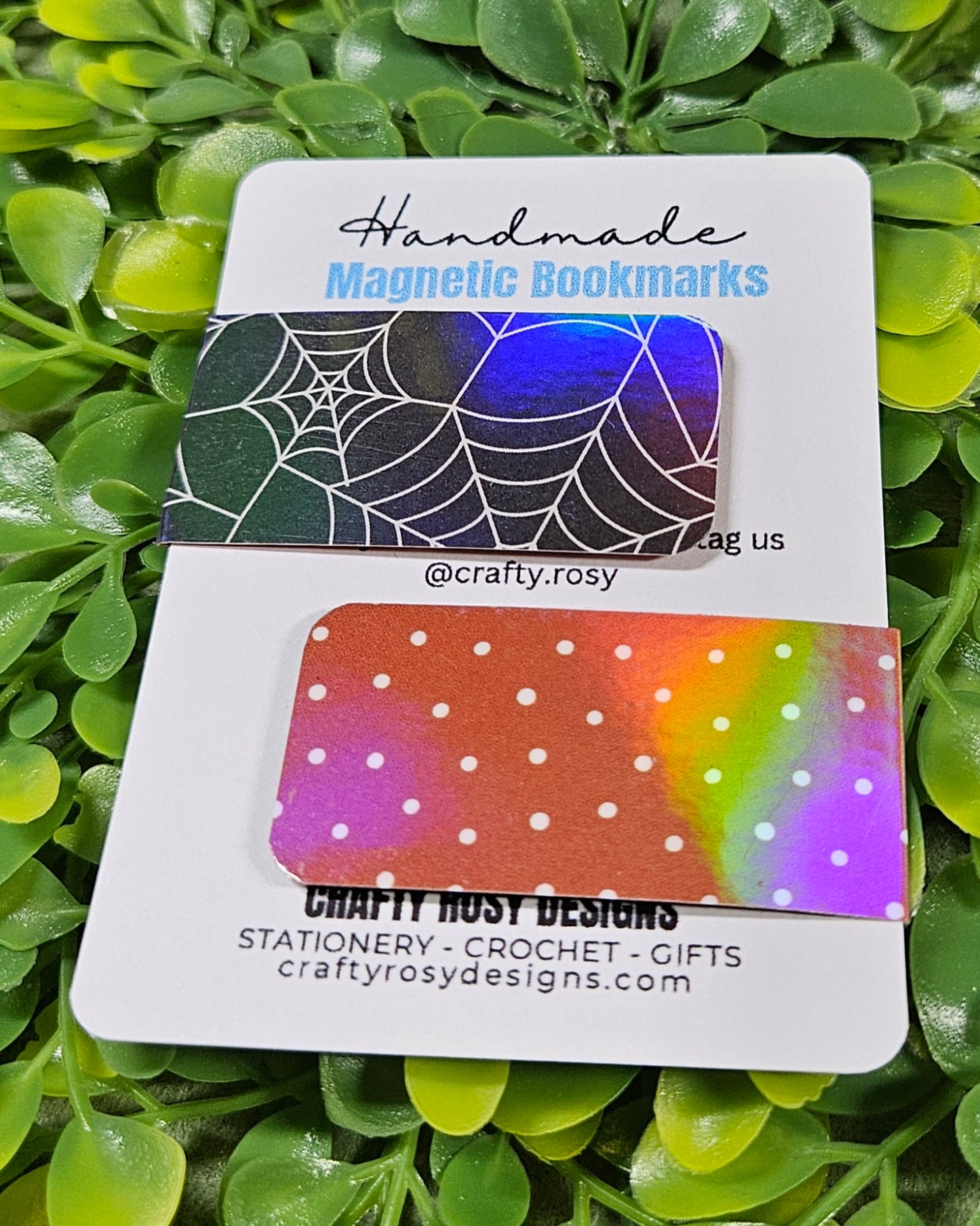 Holographic Halloween Magnetic Bookmarks - Bookish Accessories and Gifts for Readers and Stationery Lovers