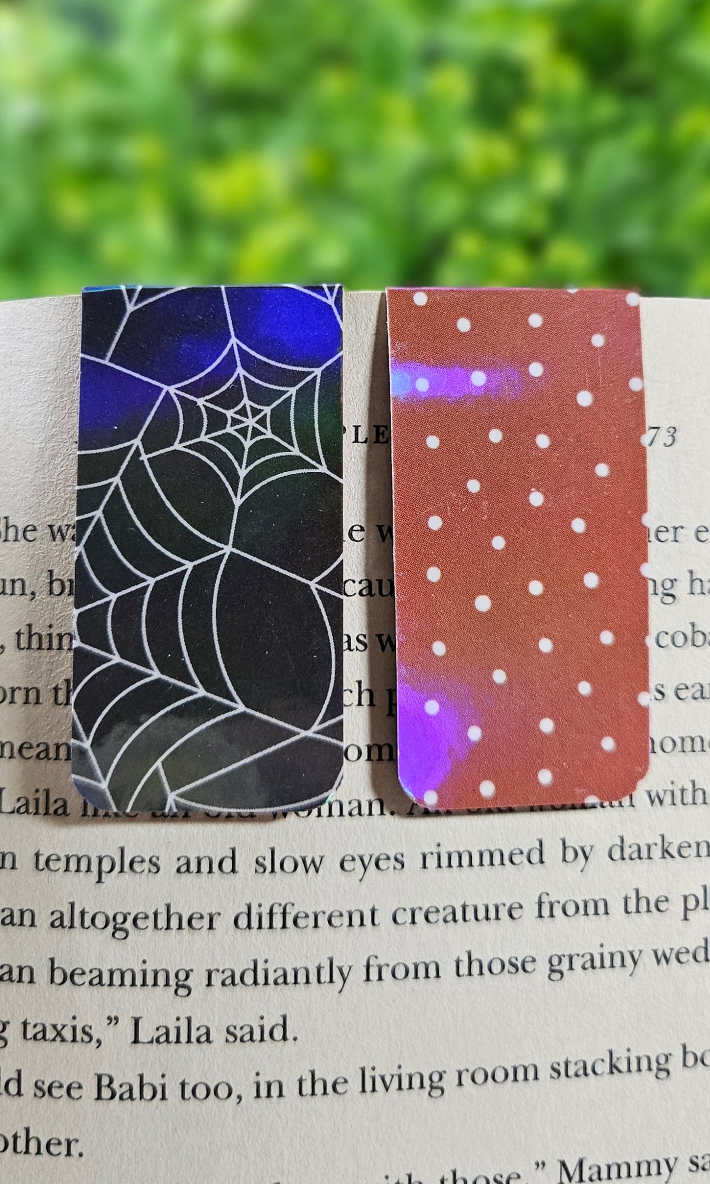 Holographic Halloween Magnetic Bookmarks - Bookish Accessories and Gifts for Readers and Stationery Lovers