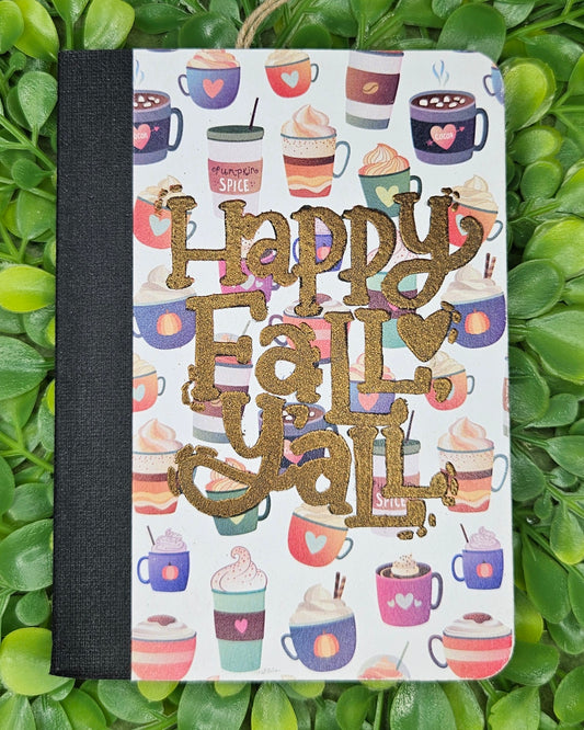 Happy Fall Mini Composition Notebook - Stationery For Cozy Bookish People