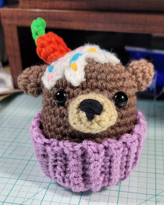 Birthday Bear Woobles Amigurumi