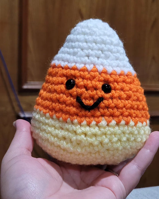 Crochet Candy Corn Amigurumi