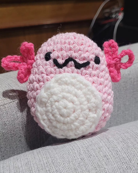 Axolotl Crochet Amigurumi Plushie