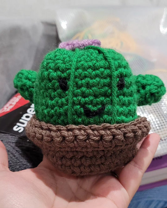 Cactus Crochet Amigurumi Plushie