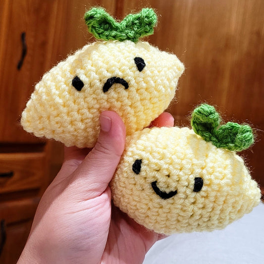 Sweet and Sour Lemon Plushies - Stress Relief, Quirky Office Decor, Punny Gifts