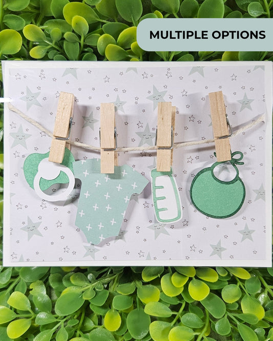 Nursery Baby-Themed Baby Shower Greeting Card