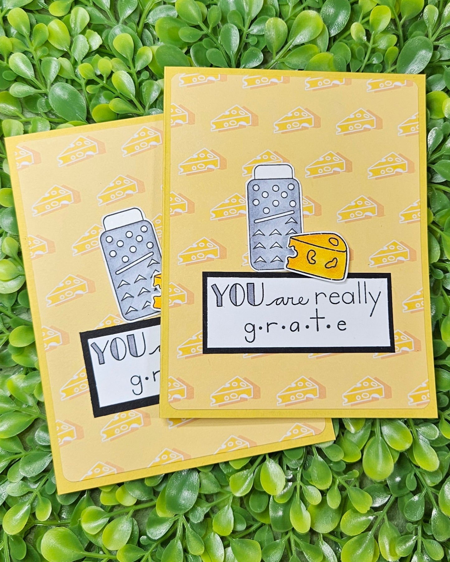Cheesy Greeting Card - A Grate Valentine's Day Card For Punny People