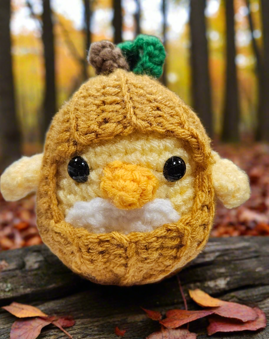 Pumpkin Penguin Woobles Amigurumi