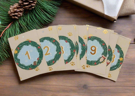 Pet Advent Holiday Gift Tags
