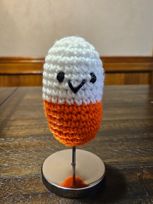 Handmade Crochet Chill Pill Plush – Funny Stress Relief Get Well Gift for Nurses, Teachers, and Office Workers