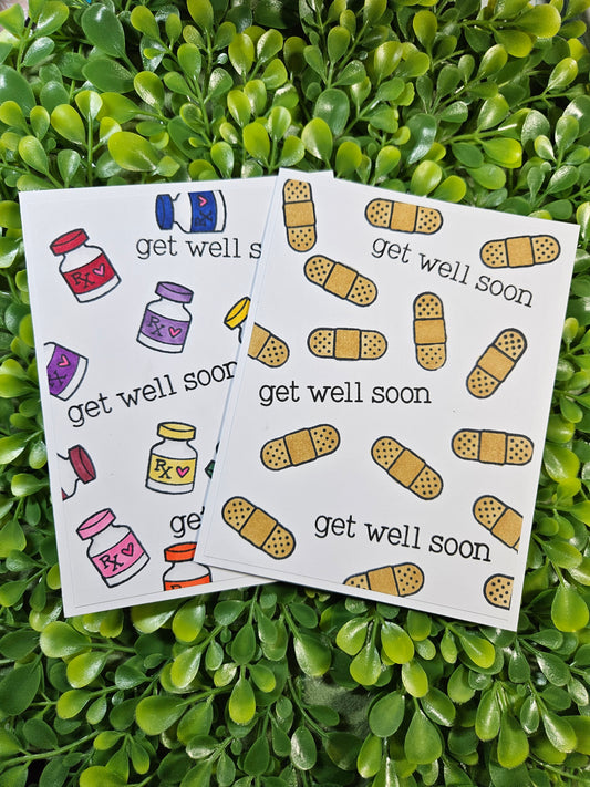 Handmade Get Well Soon Greeting Card – Cute, Charming Designs for Cheerful Recovery Wishes