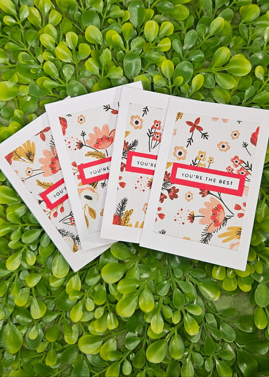 Handmade Valentine's & Galentine's Mini Notecard Set