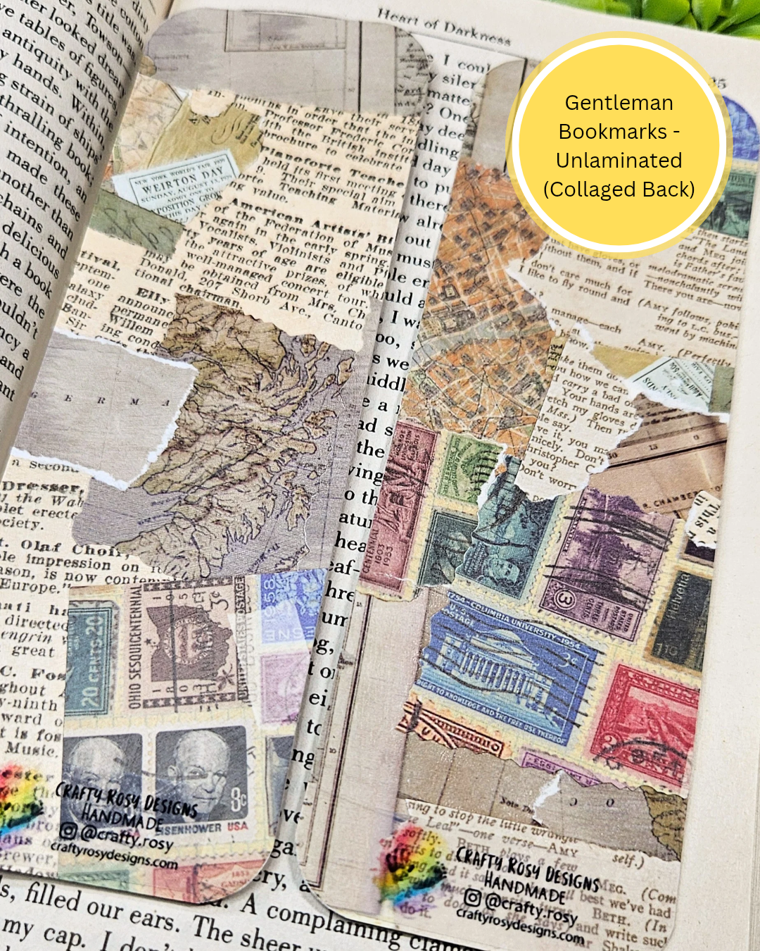 Handmade Unlaminated Bookmarks β Cute and Quirky Bookmarks for Readers, Gifts for Book Lovers, Unique Gifts, Literary Gifts, Bookish Things and Accessories