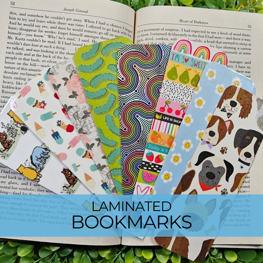 Handmade Laminated Bookmarks – Cute and Quirky Bookmarks for Readers, Gifts for Book Lovers, Unique Gifts, Literary Gifts, Bookish Things and Accessories