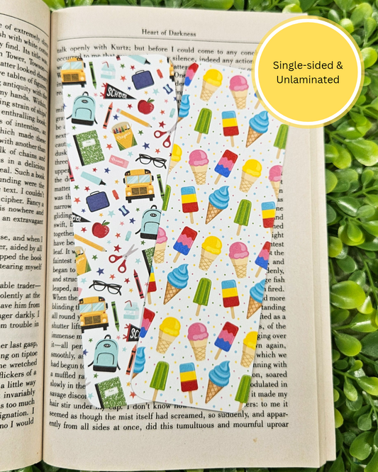 Handmade Unlaminated Bookmarks – Cute and Quirky Bookmarks for Readers, Gifts for Book Lovers, Unique Gifts, Literary Gifts, Bookish Things and Accessories