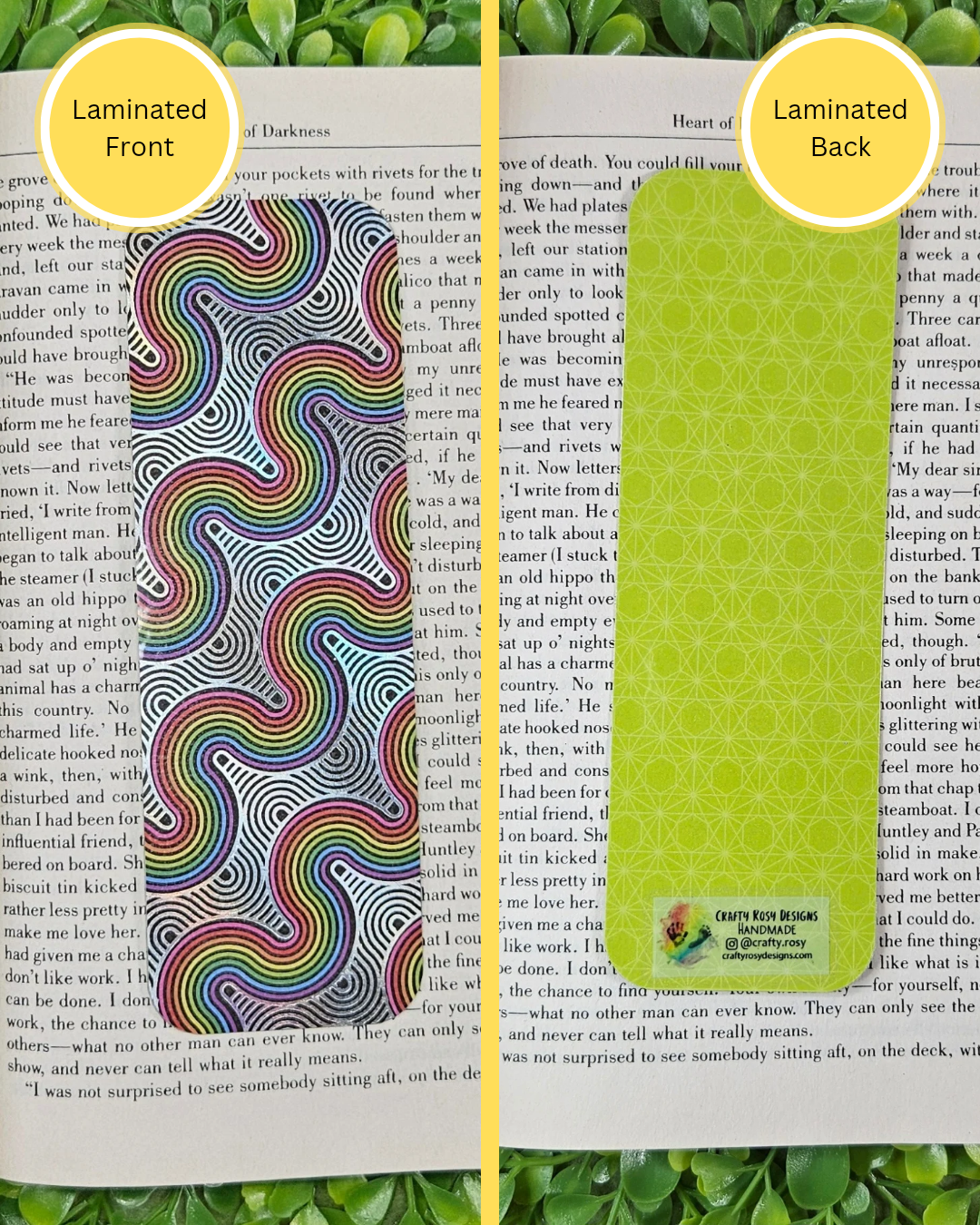 Handmade Laminated Bookmarks β Cute and Quirky Bookmarks for Readers, Gifts for Book Lovers, Unique Gifts, Literary Gifts, Bookish Things and Accessories