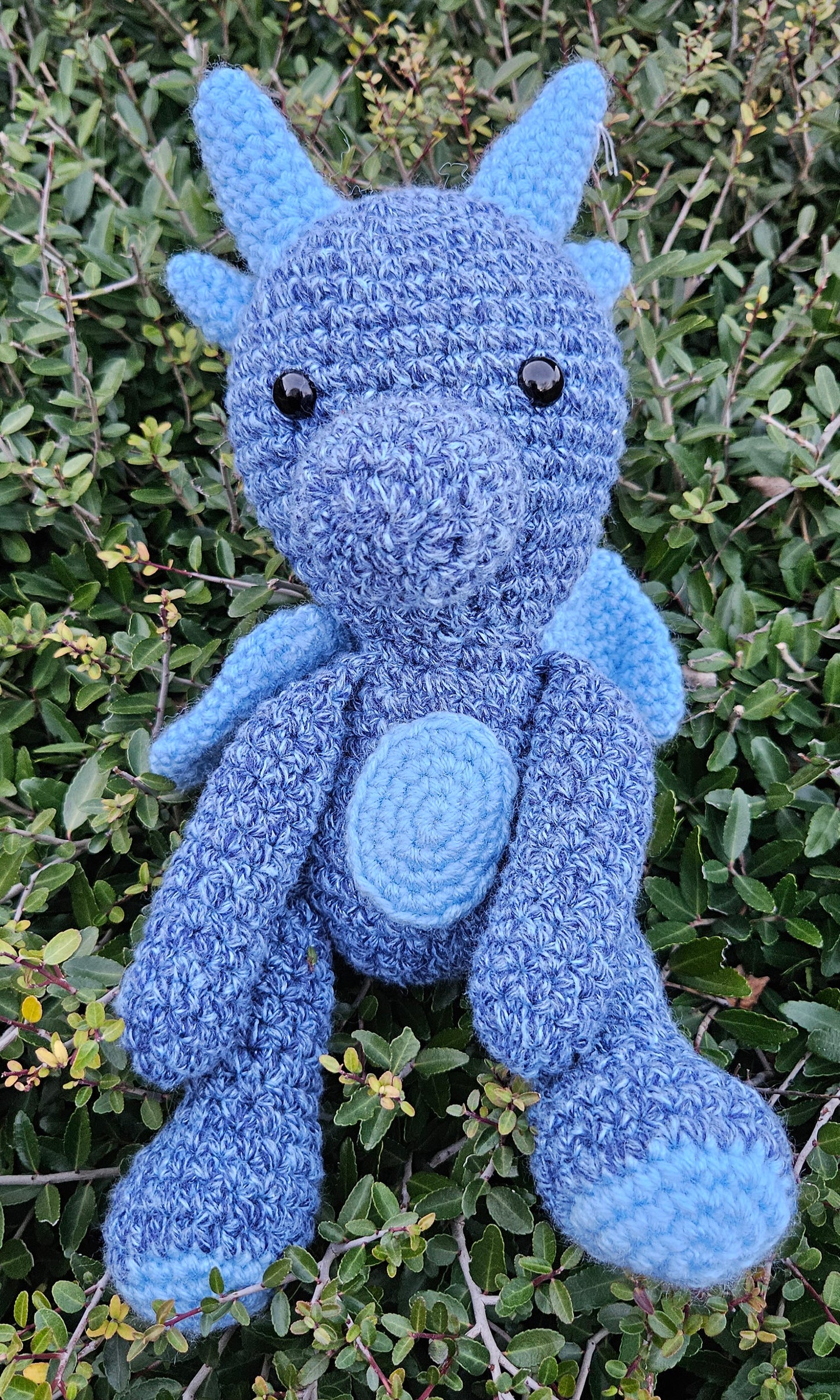 Handmade Crochet Dragon - Unique, Magical Fairytale Stuffed Animal