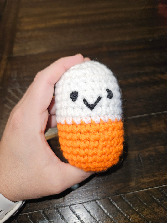 Handmade Crochet Chill Pill Plush – Funny Stress Relief Get Well Gift for Nurses, Teachers, and Office Workers