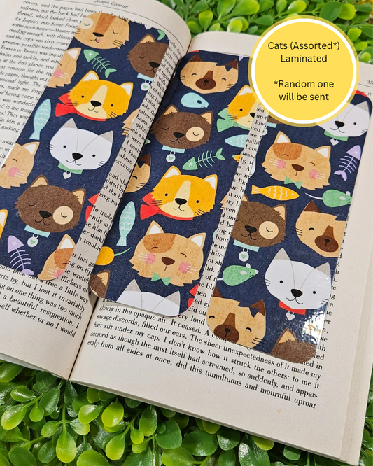 Handmade Laminated Bookmarks – Cute and Quirky Bookmarks for Readers, Gifts for Book Lovers, Unique Gifts, Literary Gifts, Bookish Things and Accessories