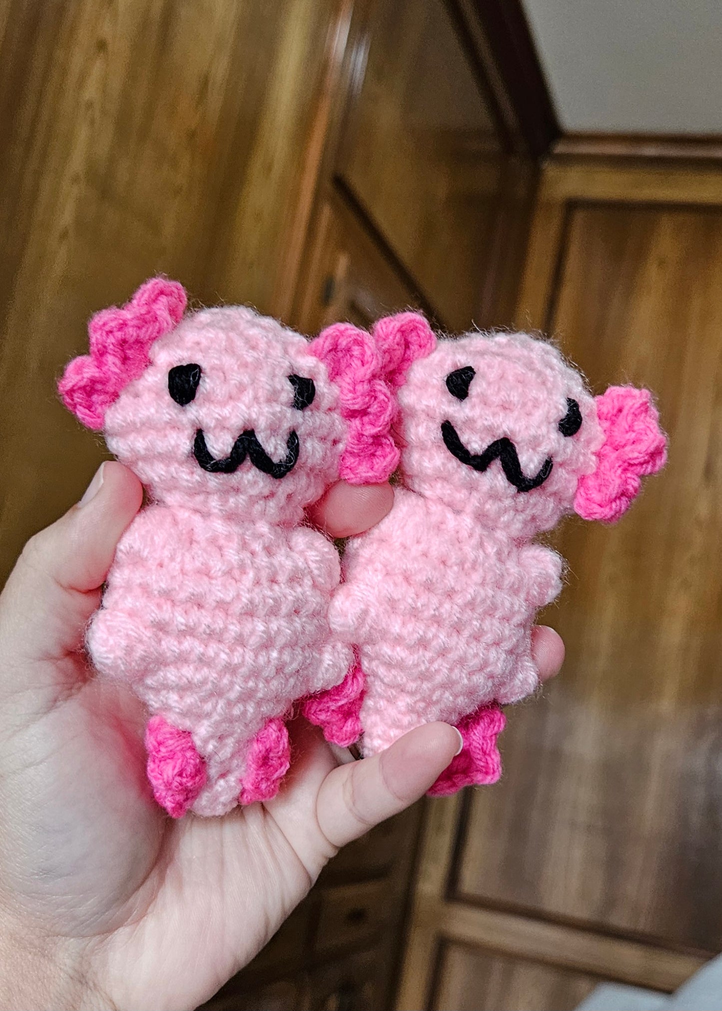 Axolotl Crochet Amigurumi Plushie