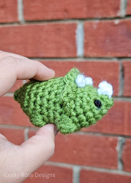 Triceratops Amigurumi Plushie