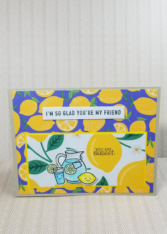 Lemonade Friendship Card