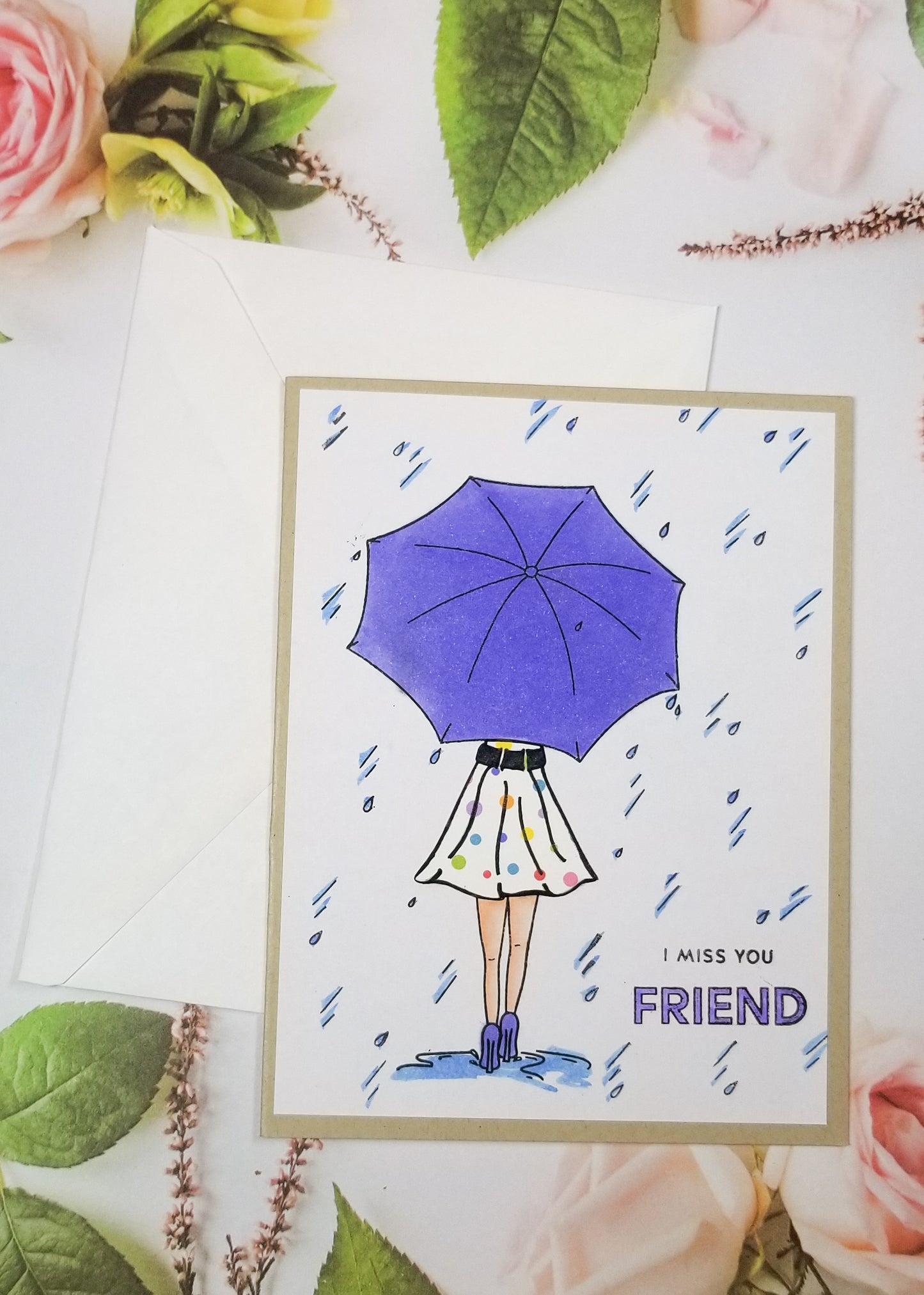 Missing You Cards - Rainbow