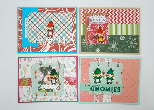 Girl Gnome Holiday Cards