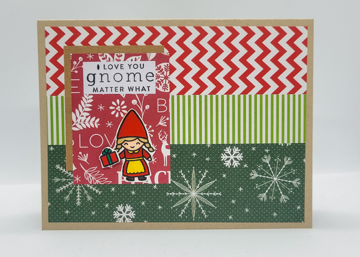 Girl Gnome Holiday Cards