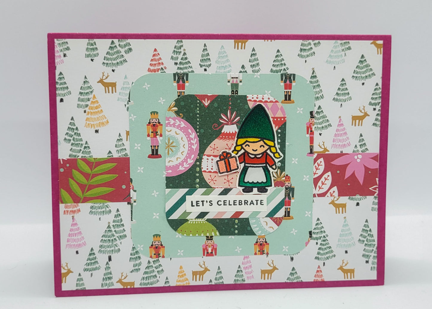 Girl Gnome Holiday Cards