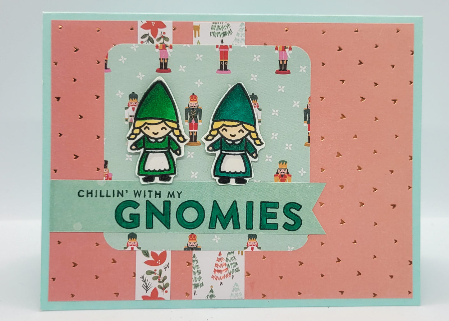 Girl Gnome Holiday Cards